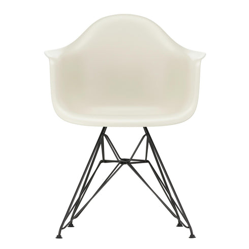 Cadeira de Braços em Plástico Eames DAR / Base Preta